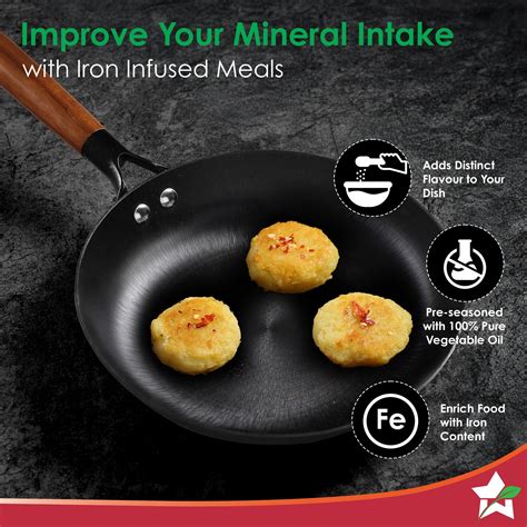 Ferro Cast-Iron Frying Pan 26cm, 1.6L - Purple | Buy Frying Pan Online ...