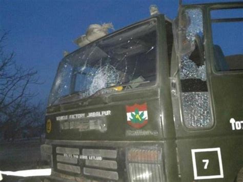 Shopian: Army vehicle damaged in IED blast, none injured