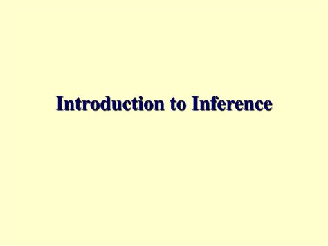 Image result for Introduction to Inference