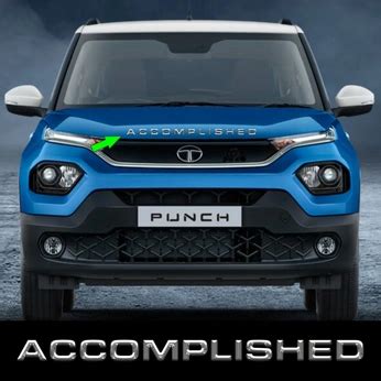 Tata punch accomplished 3d letters logo emblem name alphabets ...