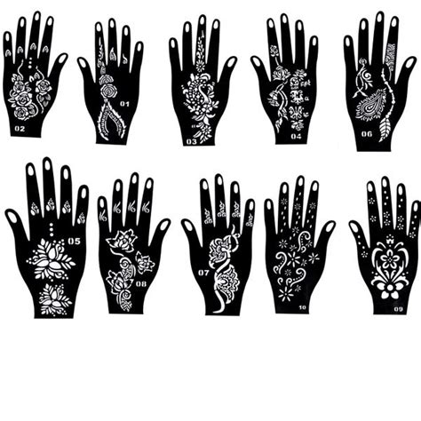 Buy Mehndi Stencil Online In India - Etsy India