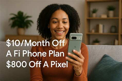 Google Wants You to Have $10/Month Off a Fi Phone Plan and $800 Off a Pixel