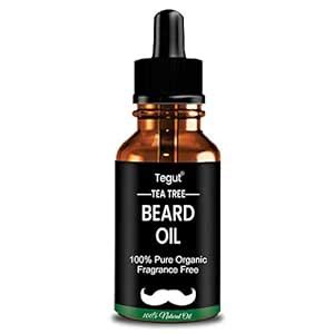 Tegut Beard Growth Hair Oil (TEA TREE) 100% Organic (30 ML) : Amazon.in ...