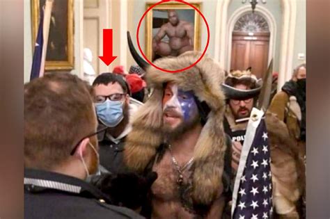 Nude 'wood sitting on a bed' meme included in Capitol rioter complaint