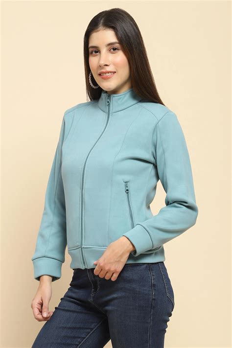 Blue Solid Sweatshirt – Global Republic