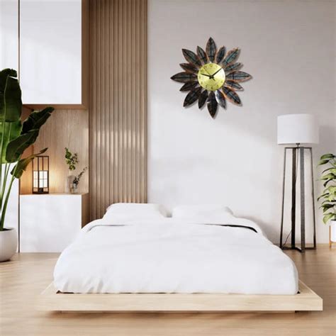 Buy Metallic Floral Wall Clock – ClassyArtZ.com