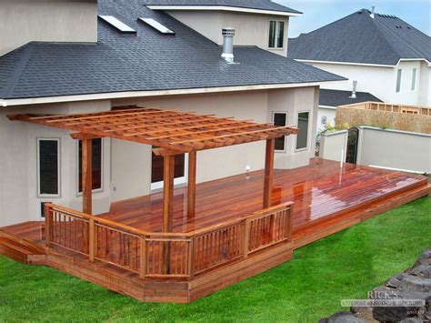 Cedar Pergola & Cedar Pergola Kits | Rick's Custom Fencing & Decking ...