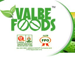 Welcome to VALBE FOODS (INDIA) PRIVATE LIMITED.