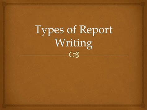 Image result for Types of Report Writing