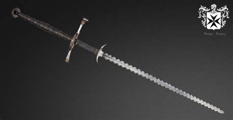 16th Century Two Handed Flamberge Sword Excellent condition