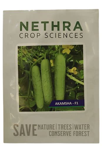 Cucumber Nethra Akamsha F1 Seeds Online | Dhartibeej