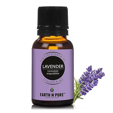 Earth N Pure Lavender Essential Oil 100% Pure, Undiluted, Natural ...