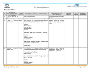 Image result for Test Script in SAP How to Write