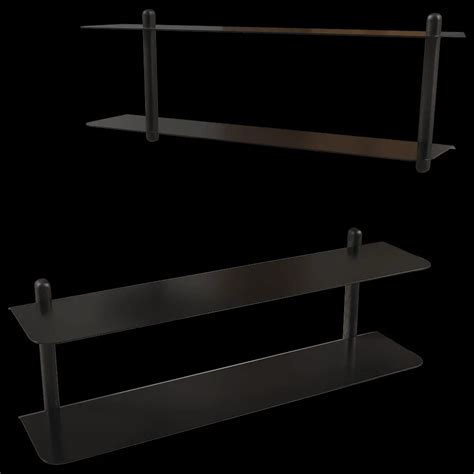 Gejst – Shelf Nivo F black ash black 3ds Max – 3DSky Model Free
