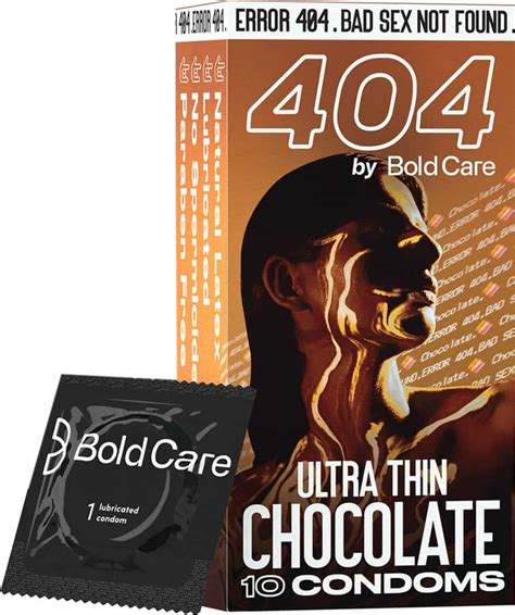 Buy 404 BY BOLD CARE ULTRA THIN CHOCOLATE FLAVOR CONDOMS 60 MICRONS ...