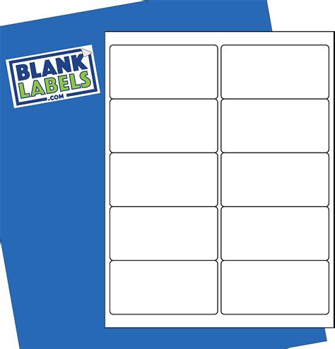 Buy 2” x 4” Shipping Address Labels from Blank Labels - 10 Labels Per ...