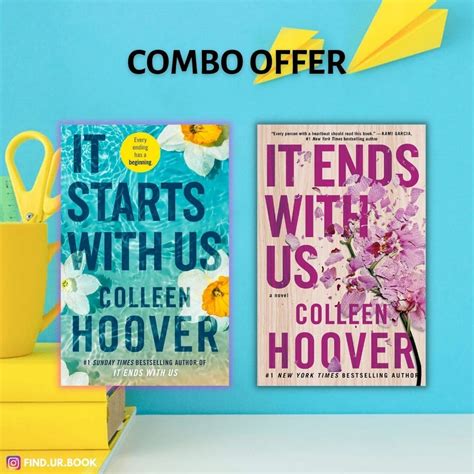 Combo It Ends with us + It Starts with us by Colleen Hoover : It Ends ...