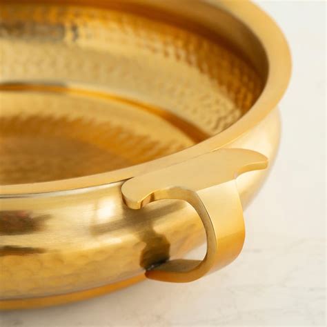 Buy Leon Metal Hammered Decorative Bowl from Home Centre at just INR 1499.0