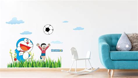 Asian Paints Wall Ons Original Doraemon 'XL' Wall Decal - 'Catch The ...