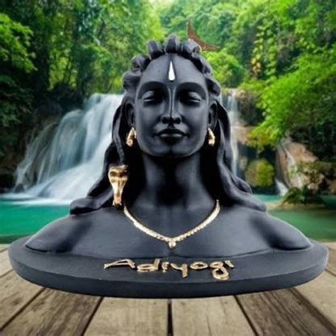 Shv Adiyogi God Adiyogi Bhagwan Shiv Decorative Showpiece - 9 cm Price ...