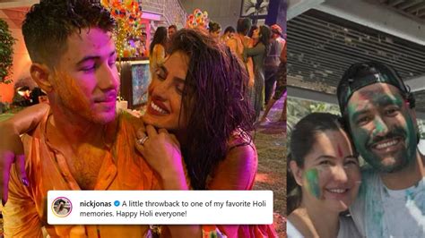 Nick Jonas’s Throwback Holi Post With Priyanka Chopra Breaks The ...