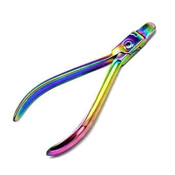 LAJA Imports Multi Titanium Rainbow Color Crown & Band Crimping Pliers ...