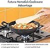 Buy Hawkins Futura 1.5 Litre Deep Fry Pan, Non Stick Kadai, Round ...