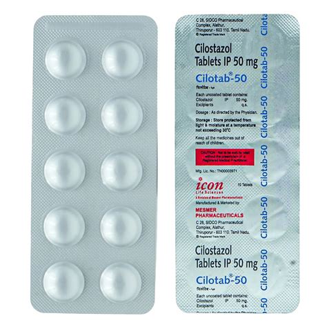 Cilotab 50mg - Strip of 10 Tablets : Amazon.in: Health & Personal Care