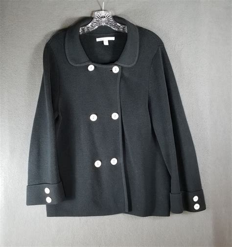 Old Navy Knit Jacket Sweater Coatigan Womens XL Petite Double-Breasted ...
