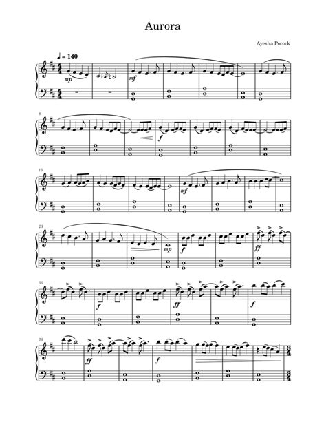 Image result for Per Aurora Easy Piano Tutorial