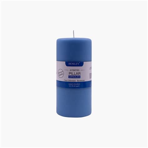 Buy HOSLEY Set of 2 Caribbean Breeze Scented Pillar Candles from Hosley ...
