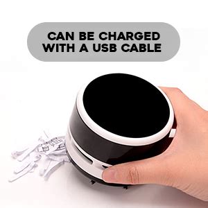 REMAXX Mini Portable Desktop Vacuum Cleaner Cordless Table Dust Sweeper ...