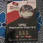 UPSC Drug Inspector Book 2024 Paper I and Paper II