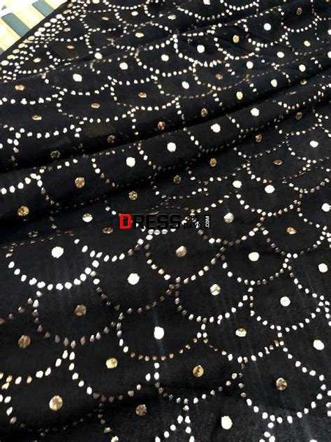 Black All Over Mukaish Dupatta – Dress365days