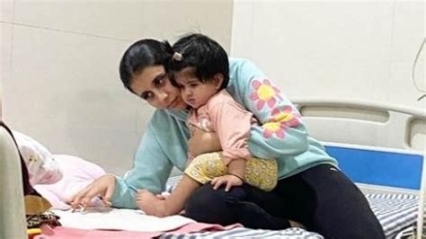 Charu Asopa shares pic of daughter Ziana from hospital as she recovers ...