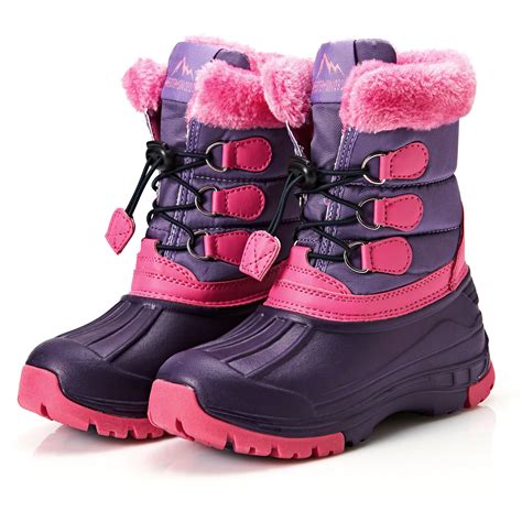 Weestep Toddler Kids Waterproof Snow Winter Boots for Girls and Boys ...