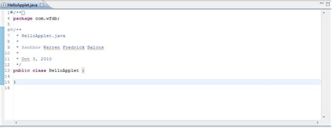 Java applet Tutorial 的图像结果