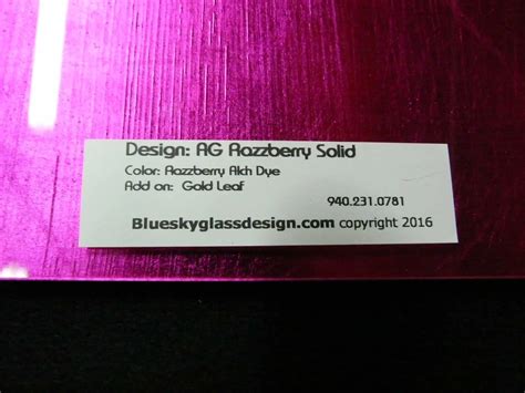 Glass Sample 的图像结果