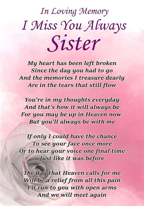 Message For Passed Away Sister at Maria Garza blog