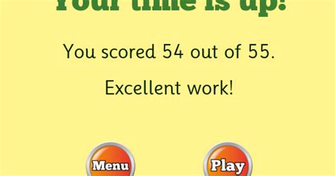 Image result for Hit the Button Score Picture