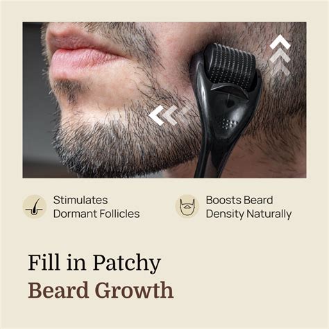 Formen Derma Roller for Hair & Beard Growth – 0.5 mm 540 Titanium ...