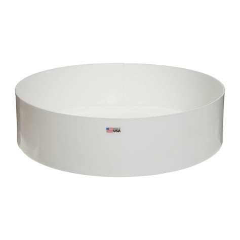 Dynalon 109844 Polypropylene Heavy Duty Round Lab Tray, 10" Diameter x ...