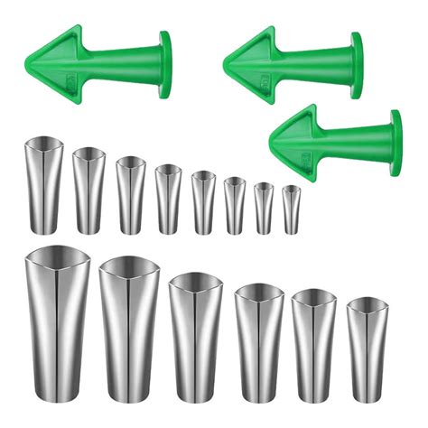 WSDMAVIS 1Set Stainless Steel Caulking Nozzle Coating Sealant Finisher ...