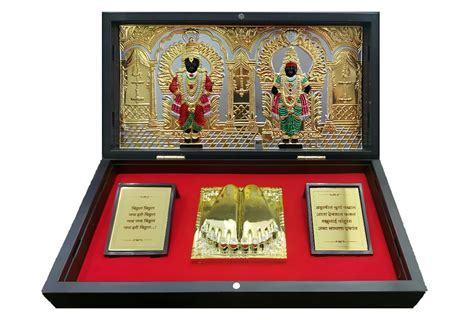 ARTSMINE Gold Plated VITTHAL RUKMINI Frame | 24k Gold Plating Sheet in ...