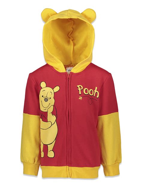 Disney Winnie the Pooh Fleece Zip Up Cosplay Hoodie Infant to Toddler ...