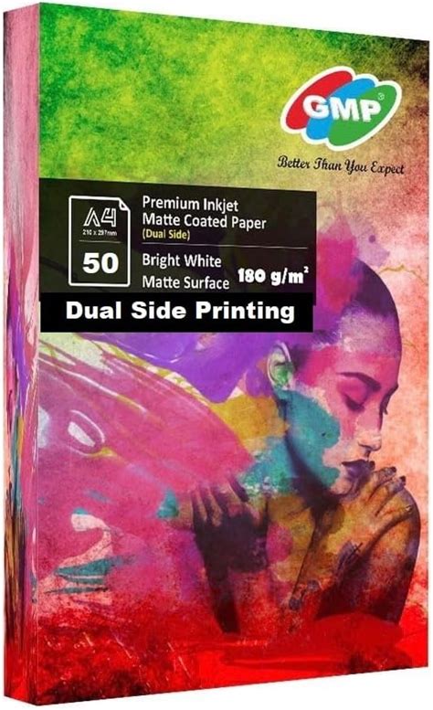 True-Ally A4 Double Sided Matte(LUSTER) Inkjet Photo Paper (White) Size ...