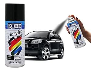 Kobe Car Touchup Spray Paint 400ml - Gloss Black : Amazon.in: Car ...
