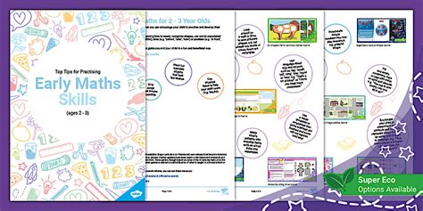 👉 Top Tips for Practising Early Maths Skills (Ages 2 to 3)
