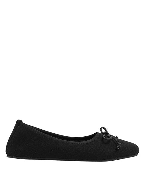 Buy Faux Fur Lined Ballerina Slippers at Marks & Spencer