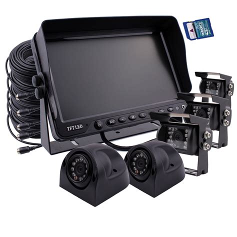 Buy CAMSLEAD Car Backup Camera System 7 inch Monitor Build-in DVR ...